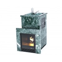 Дровяная печь Изистим (EASYSTEAM) Сочи M2 в облицовке Змеевик