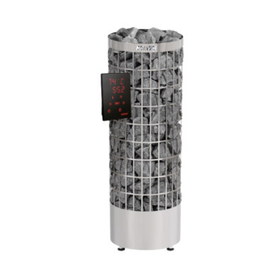 Harvia Cilindro PC110XE - электрическая печь, нержавеющая сталь (с выносным пультом в комплекте)