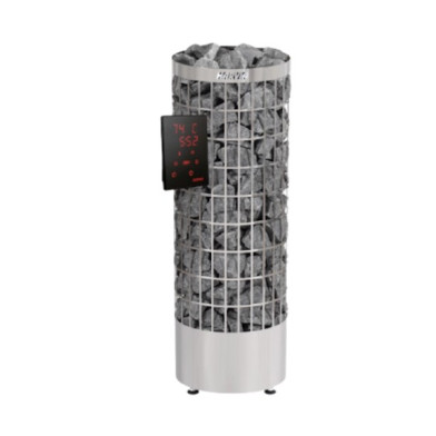 Harvia Cilindro PC70XE - электрическая каменка (нержавеющая сталь, с выносным пультом в комплекте)
