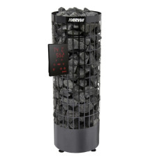Harvia Cilindro PC90XE - электрическая печь (с выносным пультом в комплекте, черная)