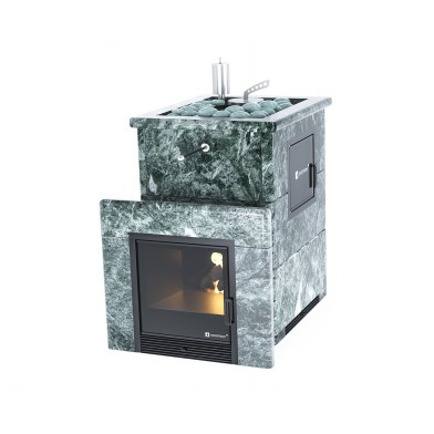 Дровяная печь Изистим (EASYSTEAM) Анапа M2 в облицовке Змеевик