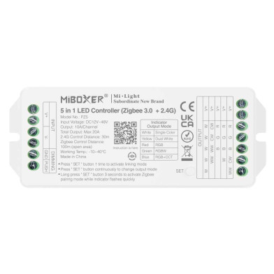 Контроллер RGB, 12В(240Вт)-24В(480Вт), Zigbee