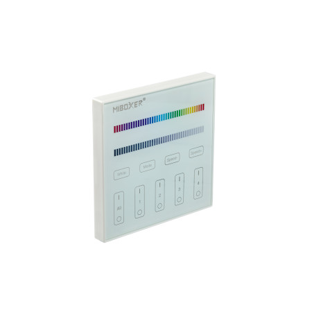 Панель управления RGB, 4 зоны, белый, 220В