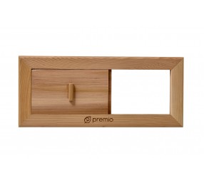 Вентиляционная задвижка PREMIO, канадский кедр