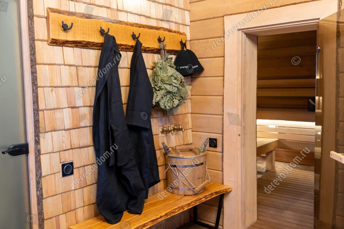 баня в стиле Леший