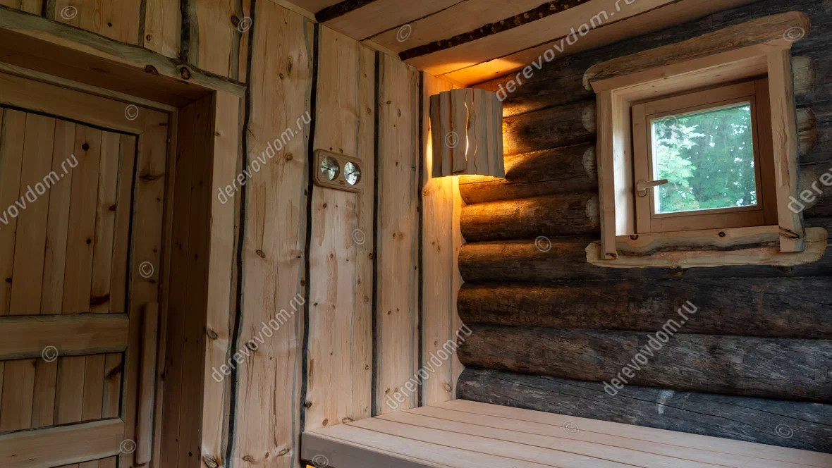 баня Леший по-черному