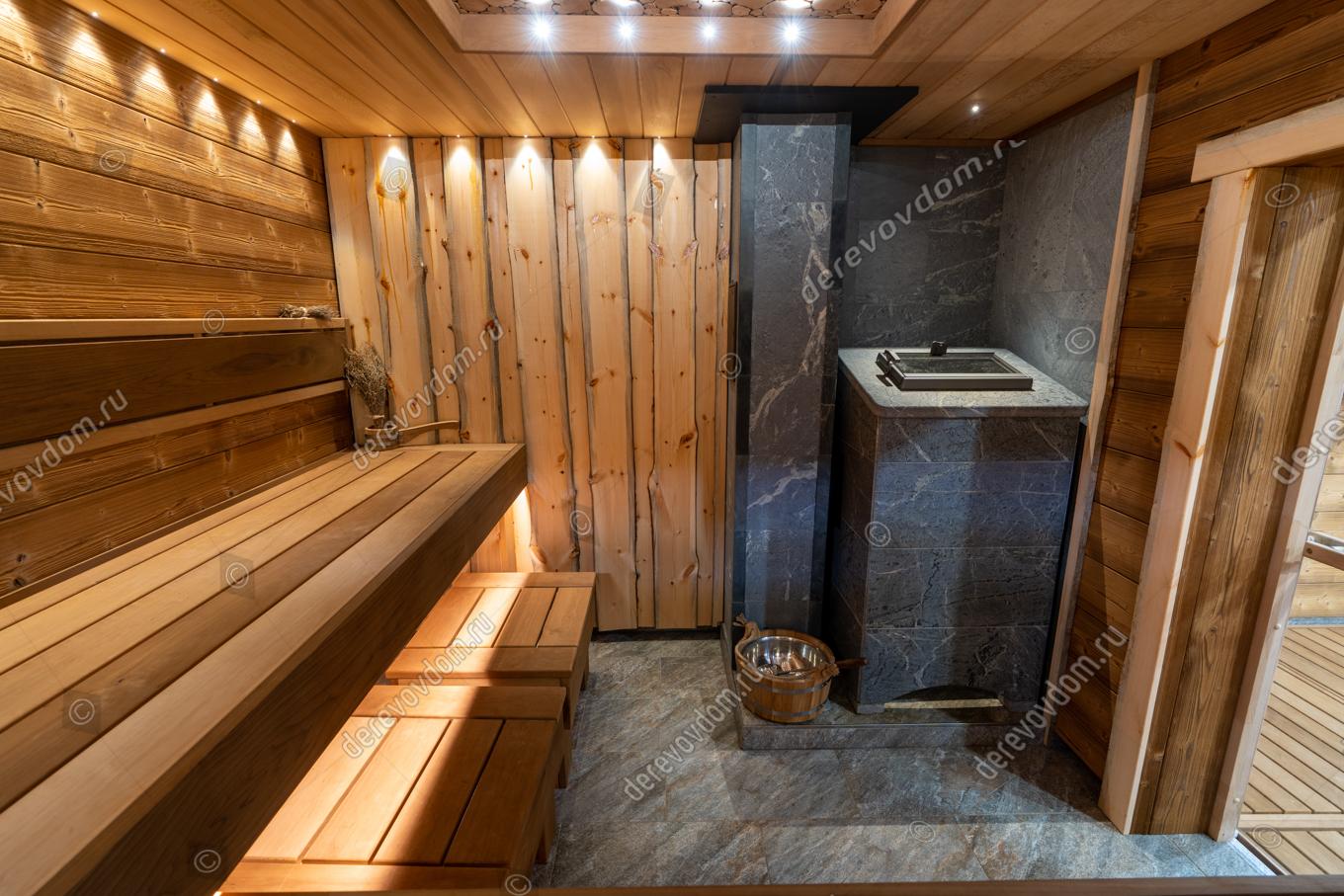 Отделка сибирским кедром